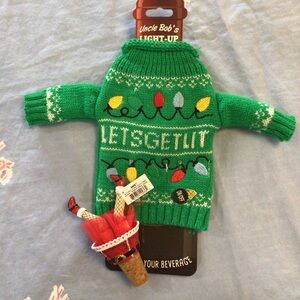 Light up beverage cover and wine bottle stopper